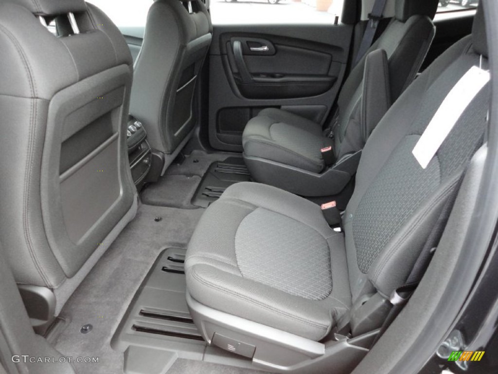 Ebony Interior 2012 Chevrolet Traverse LT AWD Photo #54576378