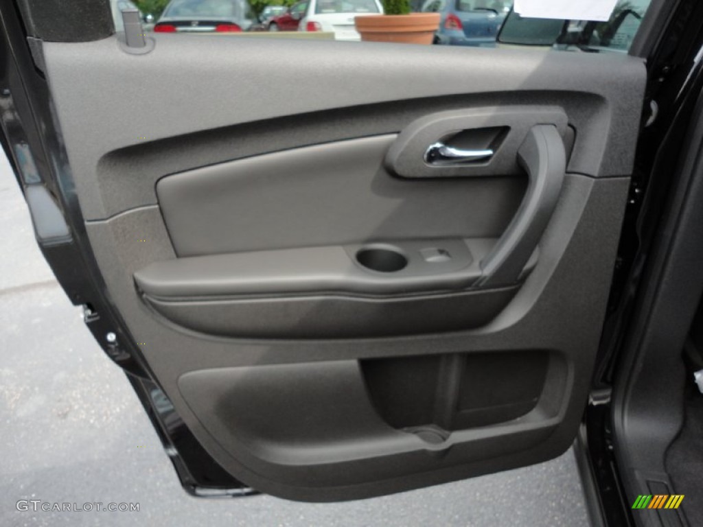 2012 Traverse LT AWD - Black Granite Metallic / Ebony photo #15