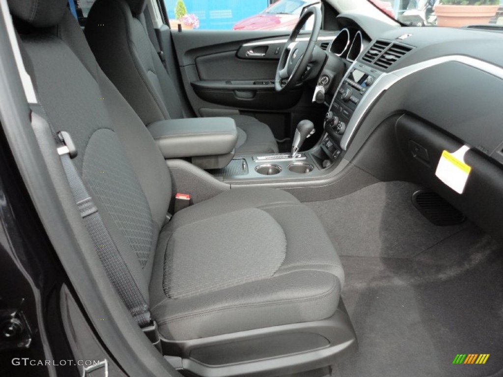 2012 Traverse LT AWD - Black Granite Metallic / Ebony photo #16