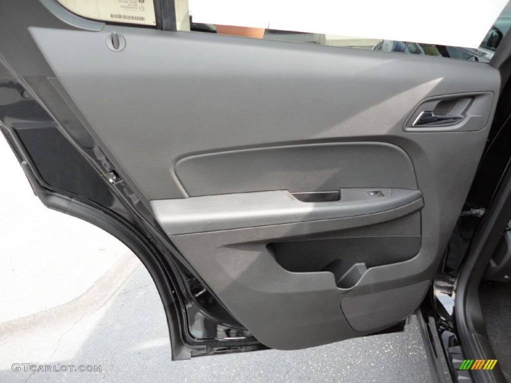 2012 Chevrolet Equinox LT AWD Jet Black Door Panel Photo #54576444
