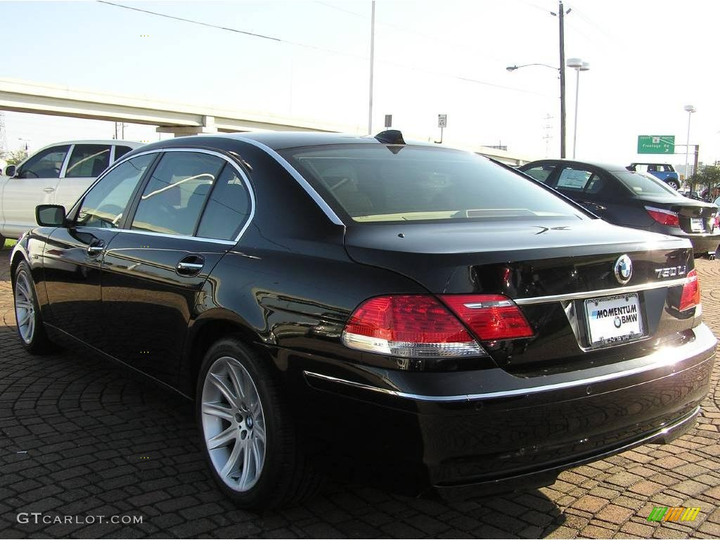 2006 7 Series 750Li Sedan - Jet Black / Dark Beige/Beige III photo #10