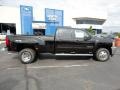 2012 Black Chevrolet Silverado 3500HD LTZ Crew Cab 4x4 Dually  photo #8