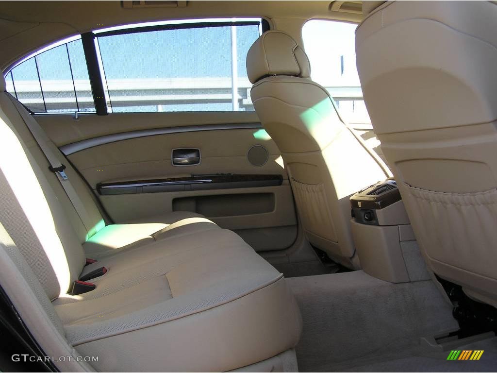 2006 7 Series 750Li Sedan - Jet Black / Dark Beige/Beige III photo #18