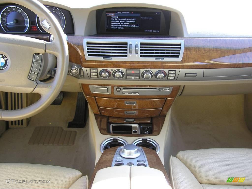 2006 7 Series 750Li Sedan - Jet Black / Dark Beige/Beige III photo #19