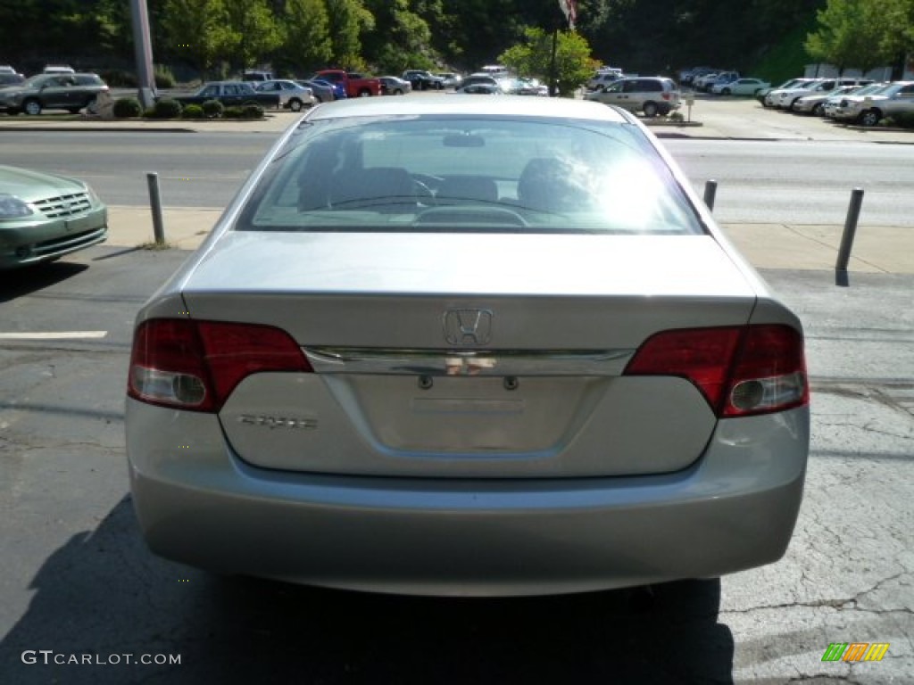 2009 Civic EX-L Sedan - Alabaster Silver Metallic / Gray photo #3