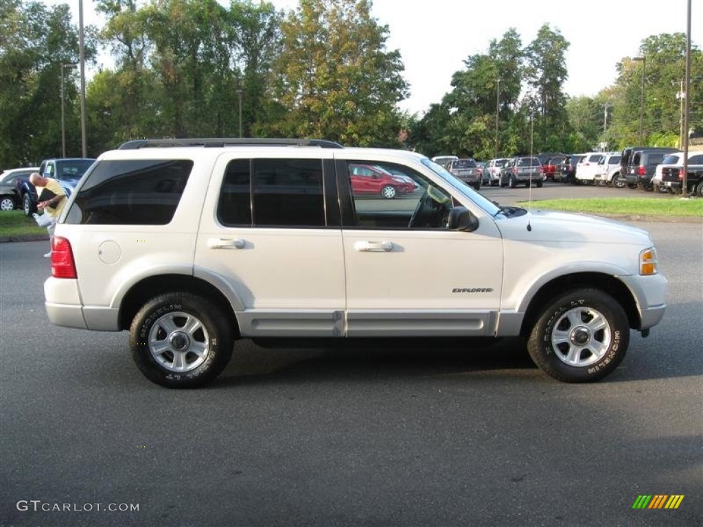 2002 Explorer Limited 4x4 - Oxford White / Medium Parchment photo #5