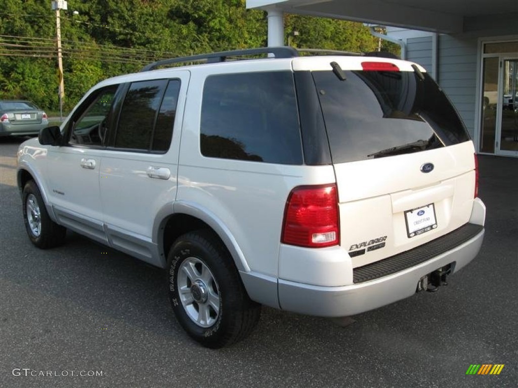 2002 Explorer Limited 4x4 - Oxford White / Medium Parchment photo #8