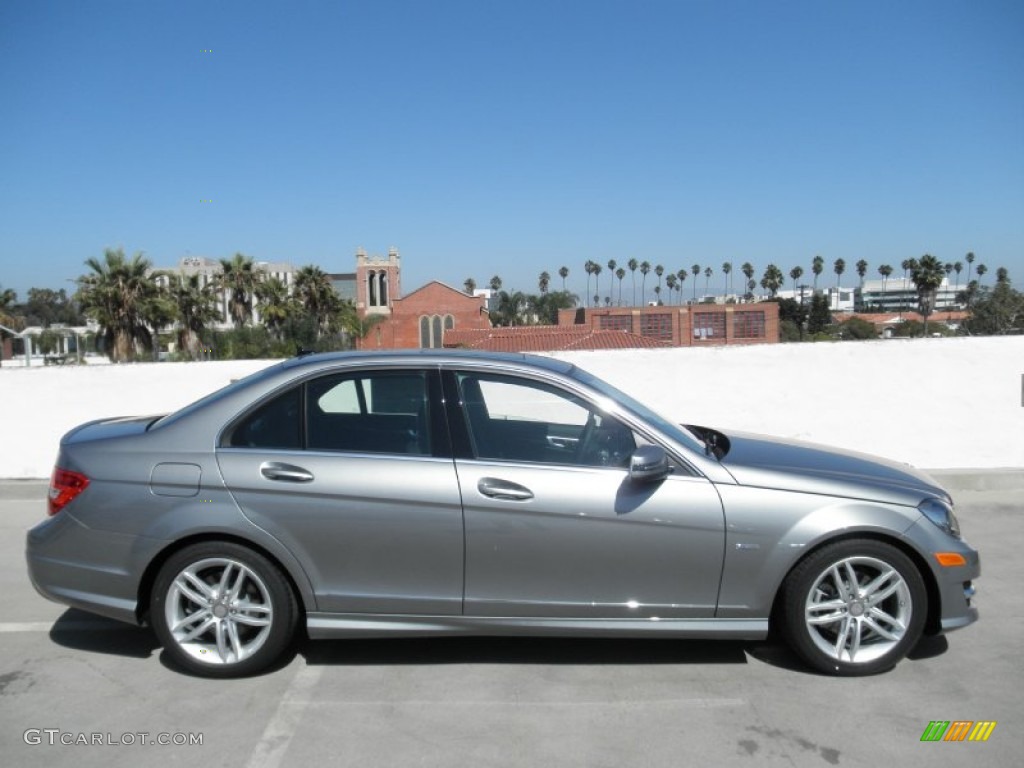 Palladium Silver Metallic 2012 Mercedes-Benz C 250 Sport Exterior Photo #54578348