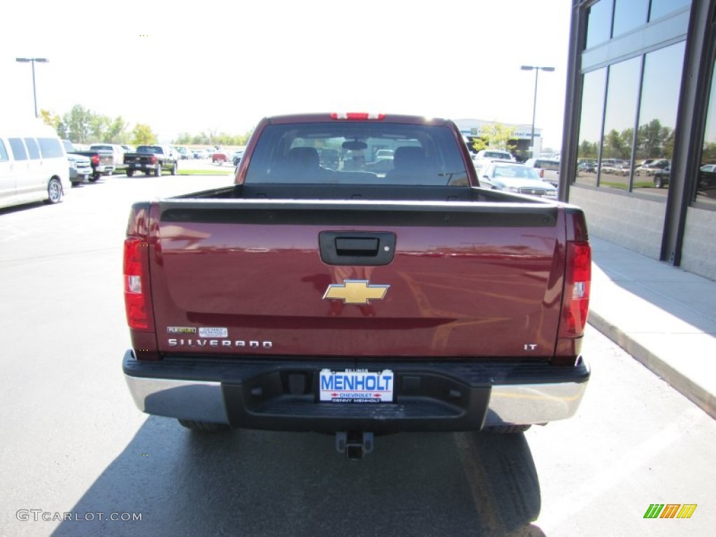 2008 Silverado 1500 LT Extended Cab 4x4 - Deep Ruby Metallic / Ebony photo #28