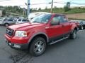 Bright Red 2005 Ford F150 FX4 SuperCab 4x4 Exterior