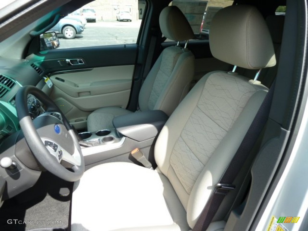 Medium Light Stone Interior 2012 Ford Explorer FWD Photo #54579359