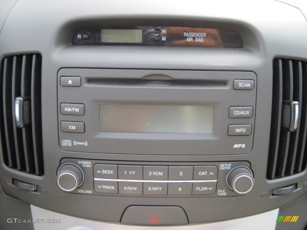 2009 Elantra GLS Sedan - Black Pearl / Beige photo #8