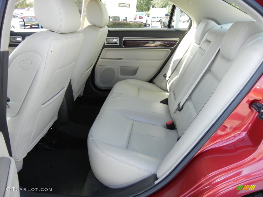 2008 MKZ Sedan - Vivid Red Metallic / Light Stone photo #15