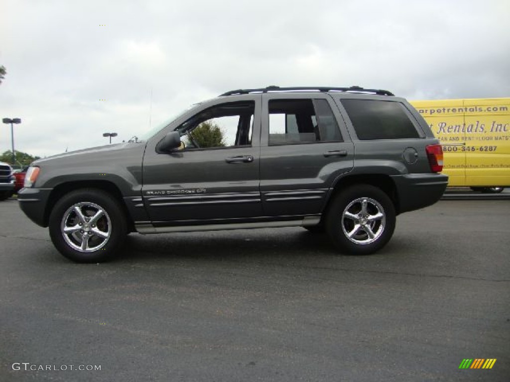 2003 Grand Cherokee Overland 4x4 - Graphite Metallic / Dark Slate Gray/Light Slate Gray photo #2