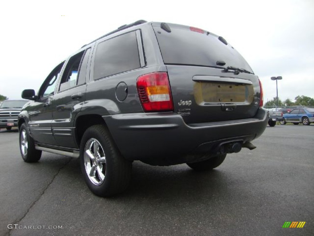 2003 Grand Cherokee Overland 4x4 - Graphite Metallic / Dark Slate Gray/Light Slate Gray photo #3