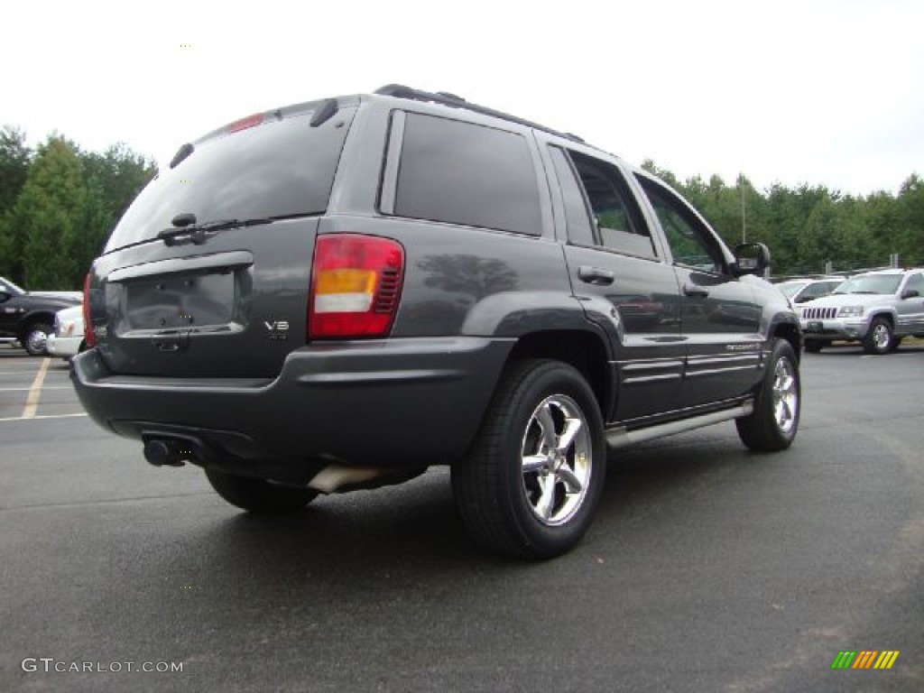 2003 Grand Cherokee Overland 4x4 - Graphite Metallic / Dark Slate Gray/Light Slate Gray photo #5