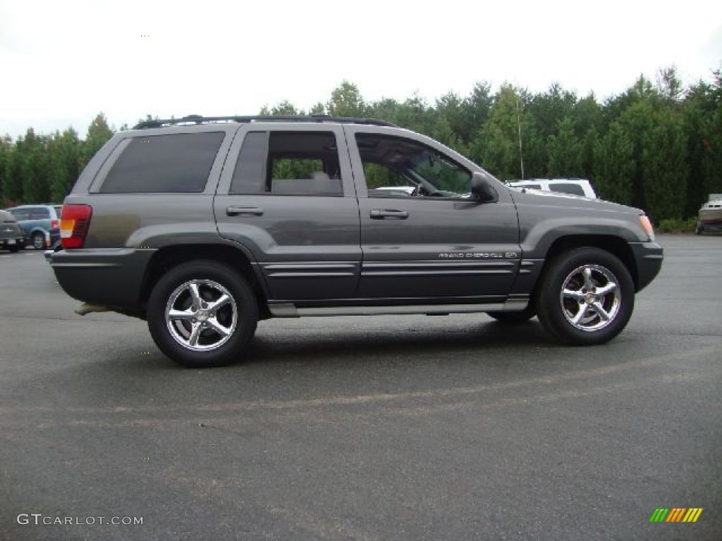 2003 Grand Cherokee Overland 4x4 - Graphite Metallic / Dark Slate Gray/Light Slate Gray photo #6
