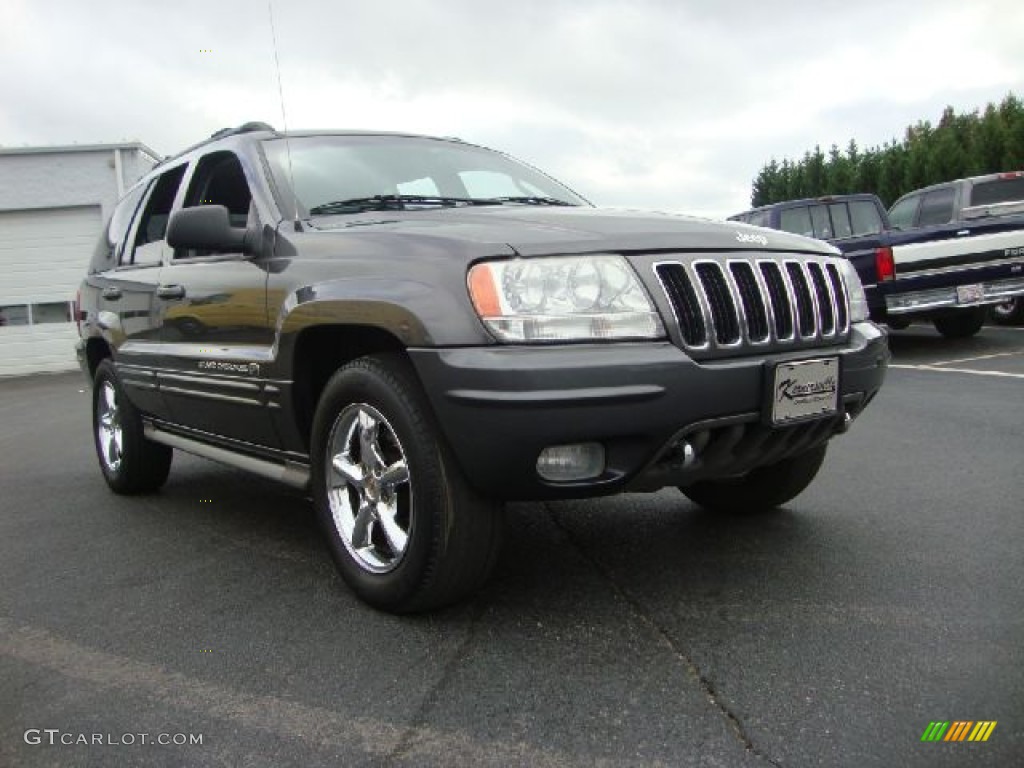 2003 Grand Cherokee Overland 4x4 - Graphite Metallic / Dark Slate Gray/Light Slate Gray photo #7