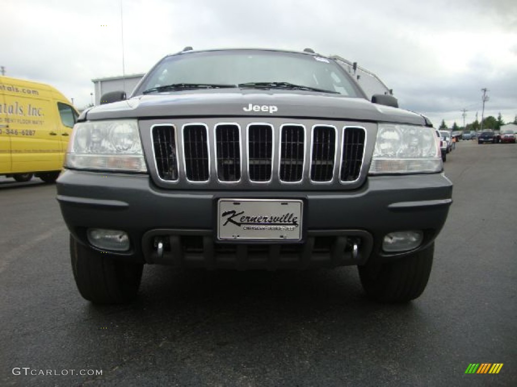 2003 Grand Cherokee Overland 4x4 - Graphite Metallic / Dark Slate Gray/Light Slate Gray photo #8