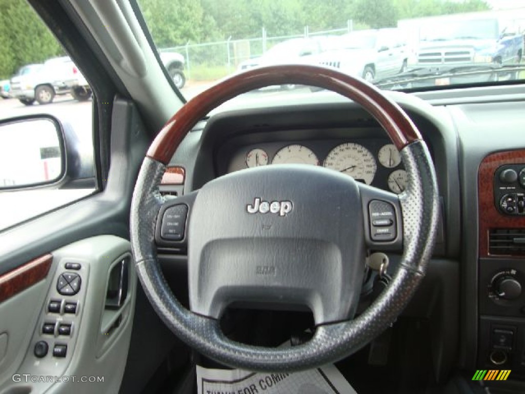 2003 Grand Cherokee Overland 4x4 - Graphite Metallic / Dark Slate Gray/Light Slate Gray photo #25