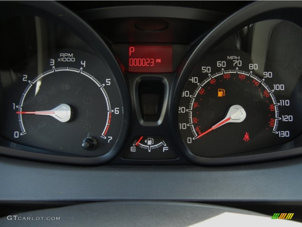 2012 Ford Fiesta S Sedan Gauges Photo #54580718
