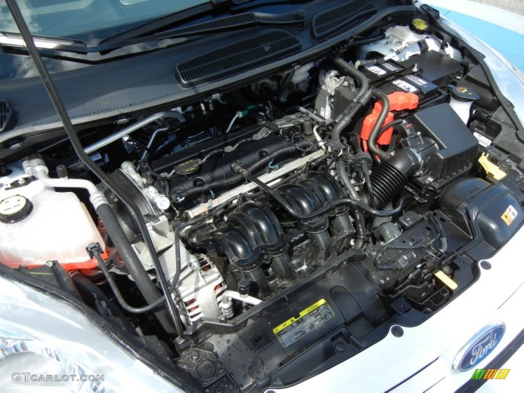 2012 Ford Fiesta S Sedan 1.6 Liter DOHC 16-Valve Ti-VCT Duratec 4 Cylinder Engine Photo #54580745