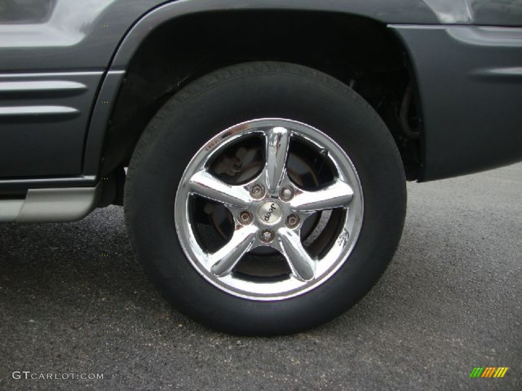 2003 Grand Cherokee Overland 4x4 - Graphite Metallic / Dark Slate Gray/Light Slate Gray photo #32