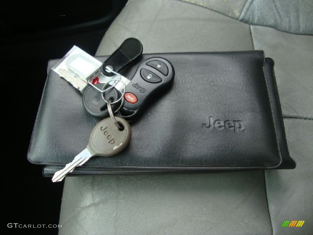 2003 Grand Cherokee Overland 4x4 - Graphite Metallic / Dark Slate Gray/Light Slate Gray photo #41