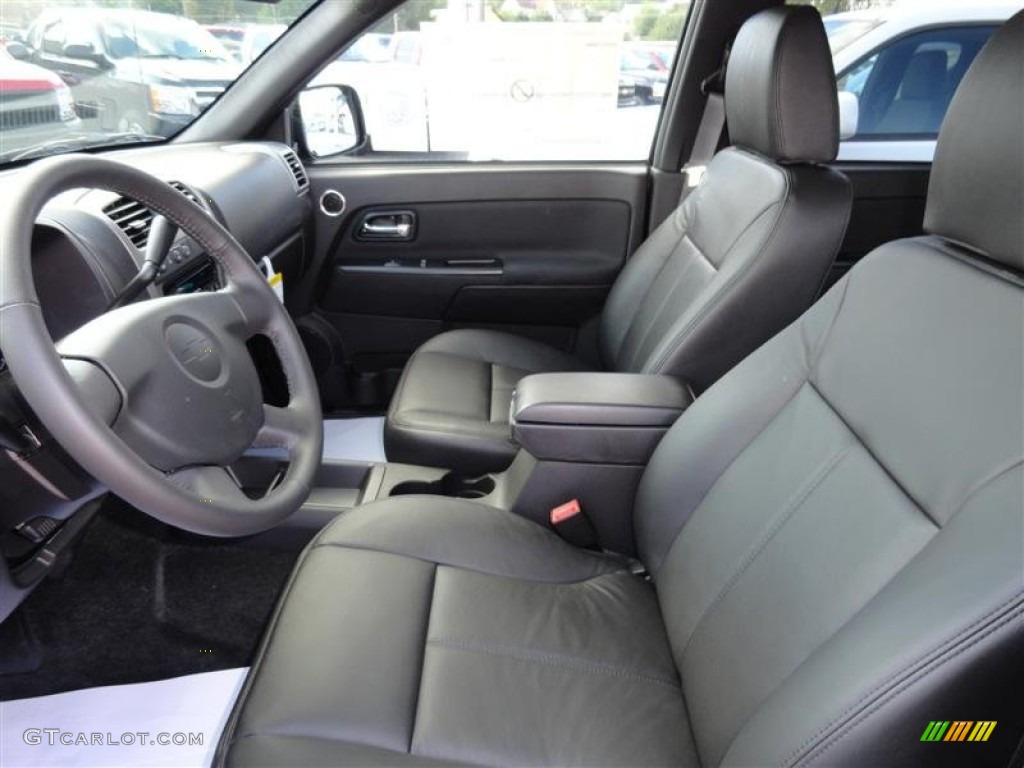 Ebony Interior 2012 Chevrolet Colorado LT Crew Cab 4x4 Photo #54581897