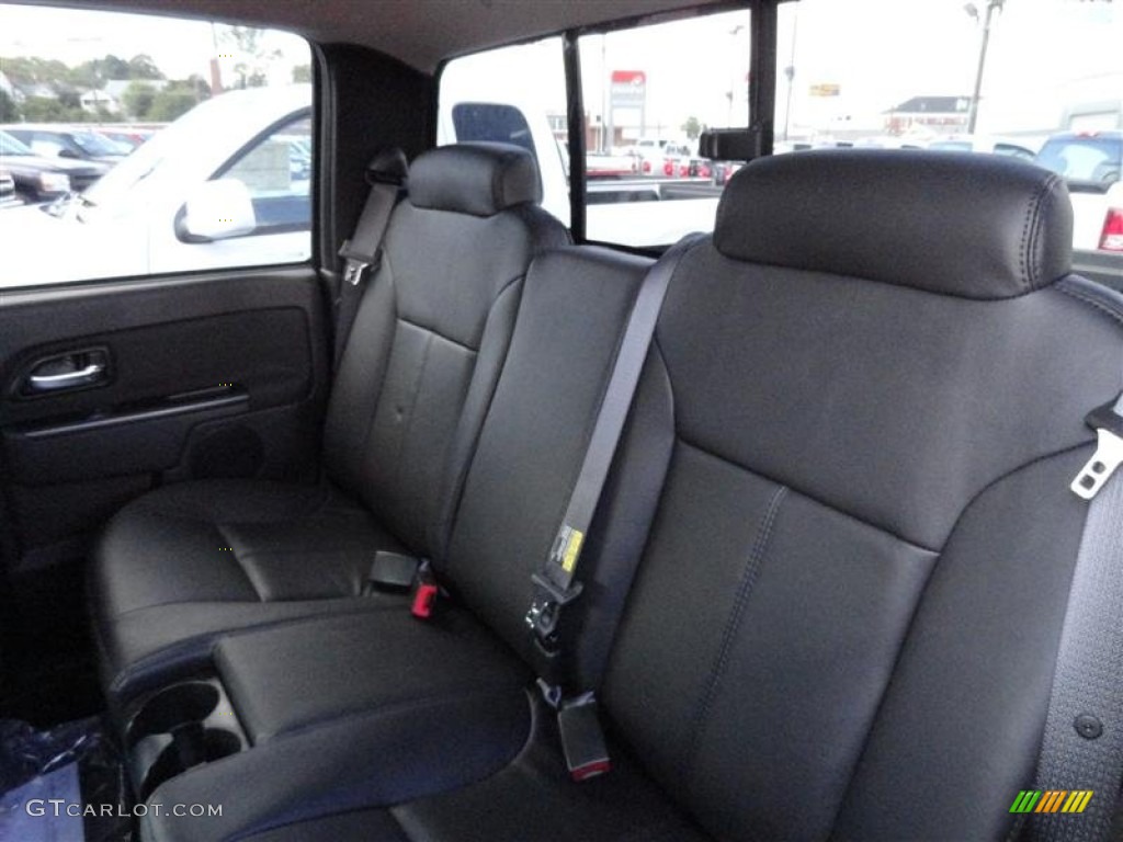 Ebony Interior 2012 Chevrolet Colorado LT Crew Cab 4x4 Photo #54581906