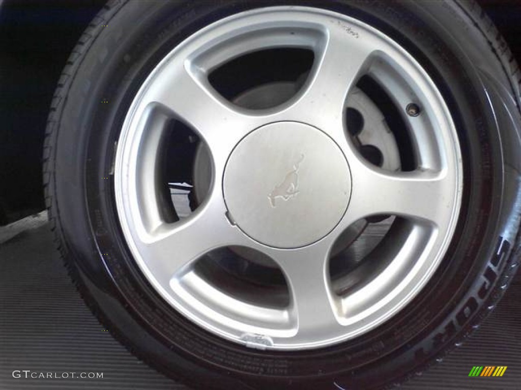 2003 Mustang V6 Coupe - True Blue Metallic / Dark Charcoal photo #3