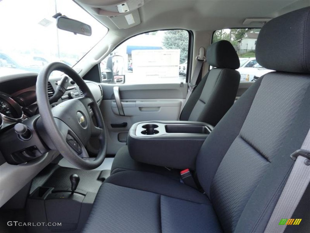 2012 Chevrolet Silverado 3500HD WT Crew Cab 4x4 Front Seat Photo #54582050