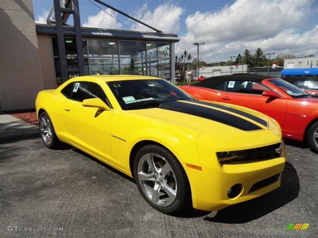 Rally Yellow 2012 Chevrolet Camaro LT/RS Coupe Exterior Photo #54582158
