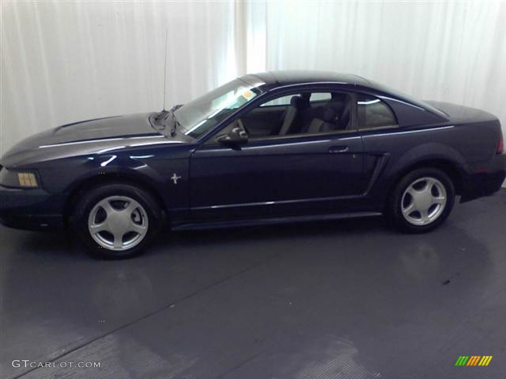 2003 Mustang V6 Coupe - True Blue Metallic / Dark Charcoal photo #18