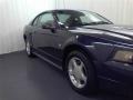 2003 True Blue Metallic Ford Mustang V6 Coupe  photo #20