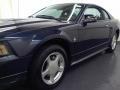2003 True Blue Metallic Ford Mustang V6 Coupe  photo #21