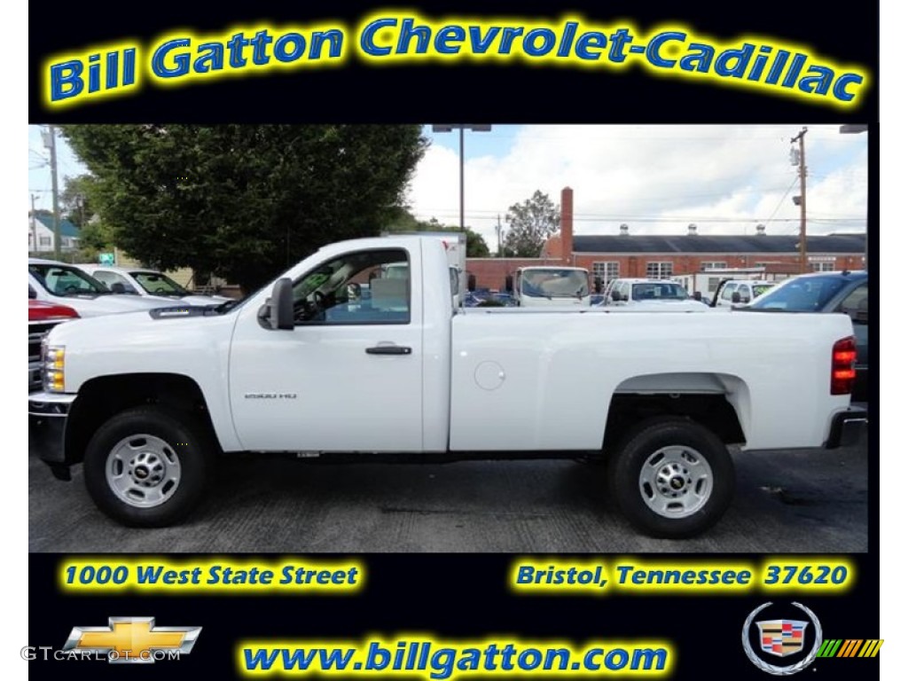 2011 Silverado 2500HD Regular Cab - Summit White / Dark Titanium photo #1