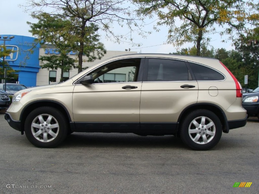 2008 CR-V EX 4WD - Borrego Beige Metallic / Ivory photo #1