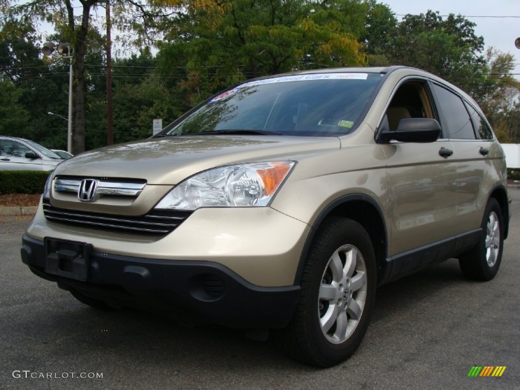 2008 CR-V EX 4WD - Borrego Beige Metallic / Ivory photo #4