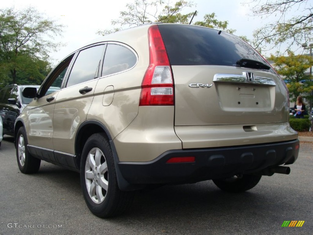 2008 CR-V EX 4WD - Borrego Beige Metallic / Ivory photo #10