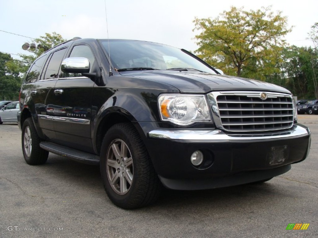 Brilliant Black Crystal Pearl 2007 Chrysler Aspen Limited 4WD Exterior Photo #54582623
