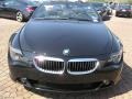 2006 Jet Black BMW 6 Series 650i Convertible  photo #16