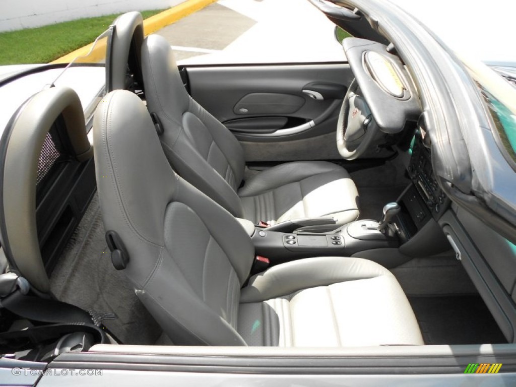 Graphite Grey Interior 2003 Porsche Boxster S Photo #54585179