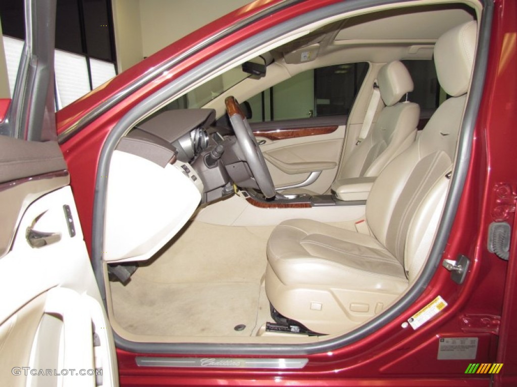 Cashmere/Cocoa Interior 2008 Cadillac CTS Sedan Photo #54586364