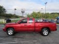2010 Inferno Red Crystal Pearl Dodge Dakota Big Horn Extended Cab 4x4  photo #6