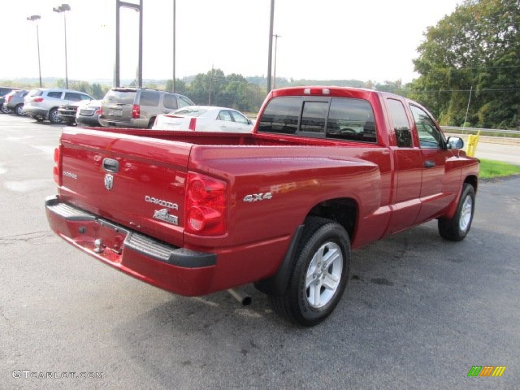 Inferno Red Crystal Pearl 2010 Dodge Dakota Big Horn Extended Cab 4x4 Exterior Photo #54586940