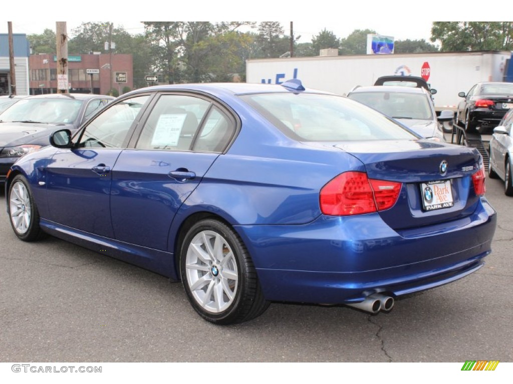 2010 3 Series 328i Sedan - Montego Blue Metallic / Beige photo #7