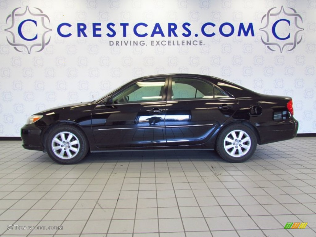 2002 Camry XLE - Black / Taupe photo #1