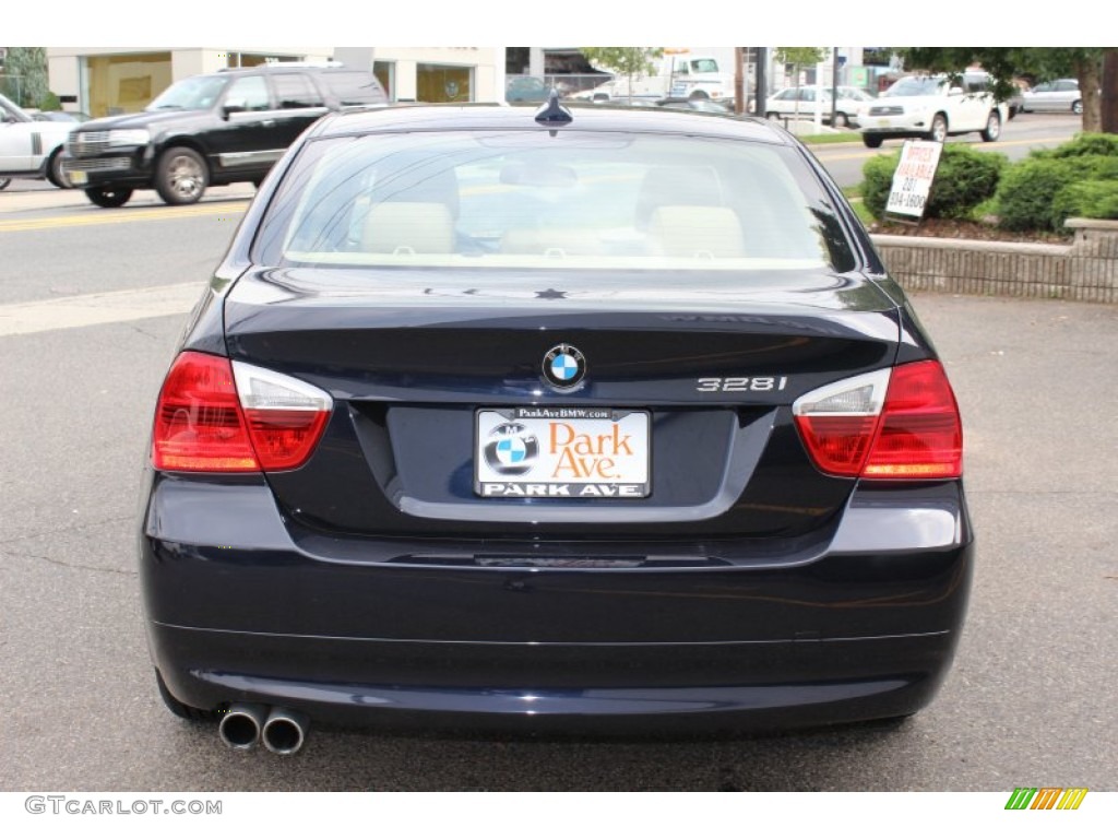 2008 3 Series 328i Sedan - Monaco Blue Metallic / Beige photo #6