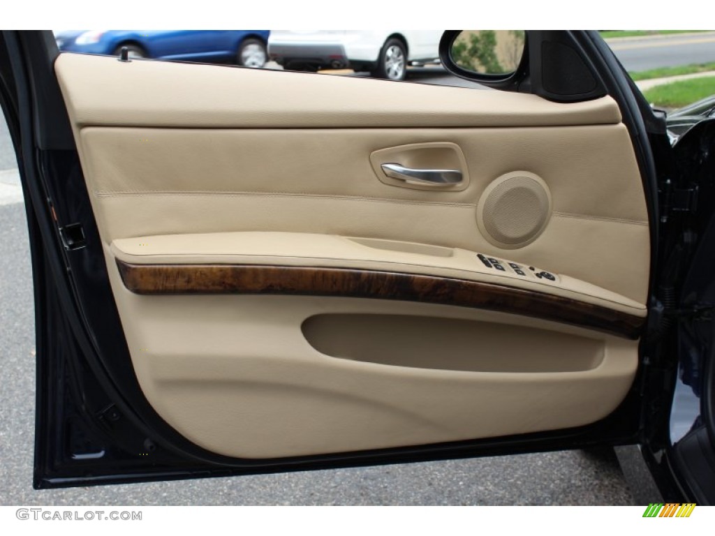 2008 BMW 3 Series 328i Sedan Beige Door Panel Photo #54587258